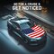G128 Combo Pack: American USA Car Hood Cover 3.94x5.25 Ft & 2PK American USA Car Side View Mirror Cover 5.9x8.66 In | Both Washable Elastic Weatherproof Polyester | Show Your Enthusiasm and Pride
